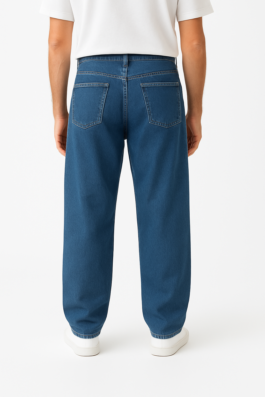 Mens Light Blue Baggy Fit Loose fit Jeans